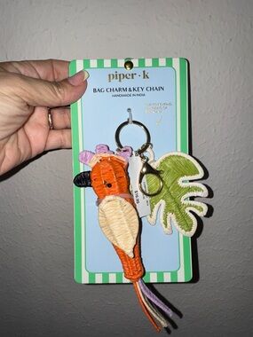 piper·k Multicolor Parrot Bag Charm & Key Chain